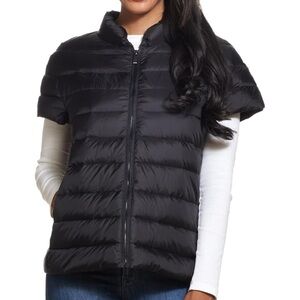 Martha Stewart Women's Short Sleeve Quilted Down Puffer Vest